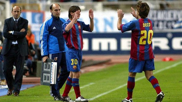 A doce años del debut de Messi en la primera del Barcelona