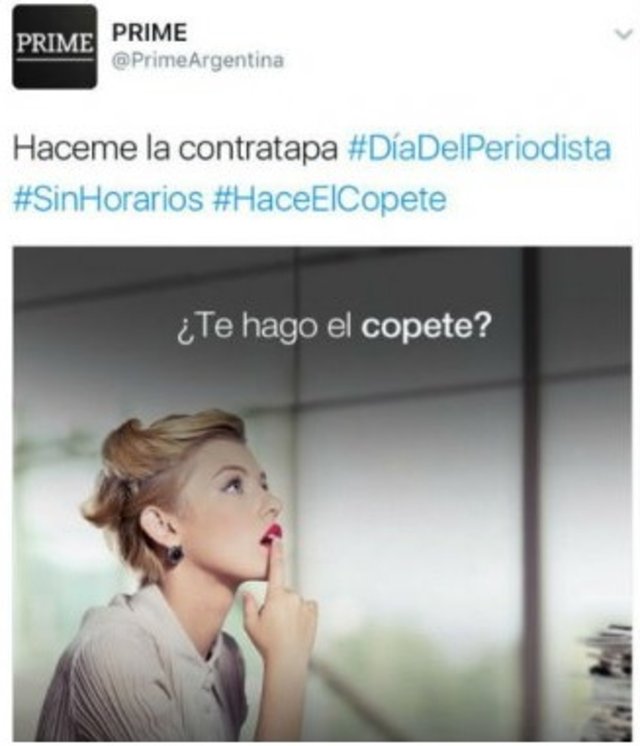 La publicidad machista por el día del periodista que tuvieron que eliminar