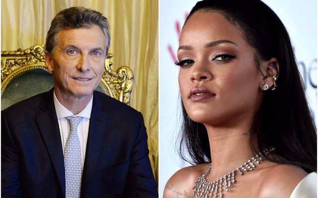 El presidente en lo importante: Macri le respondió a Rihanna