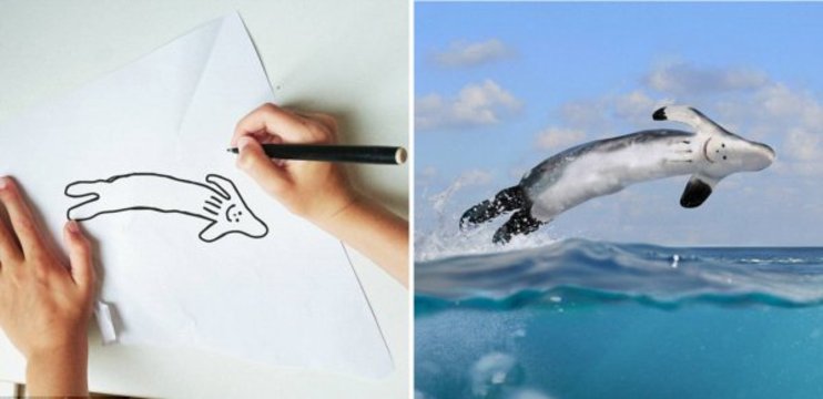 Le dio vida a los dibujos de su hijo y es furor en las redes