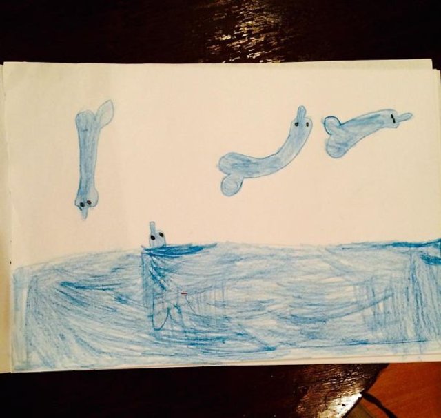 “Los delfines de mi hija”