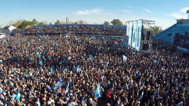 Las mejores fotos del acto de Cristina en Sarandí