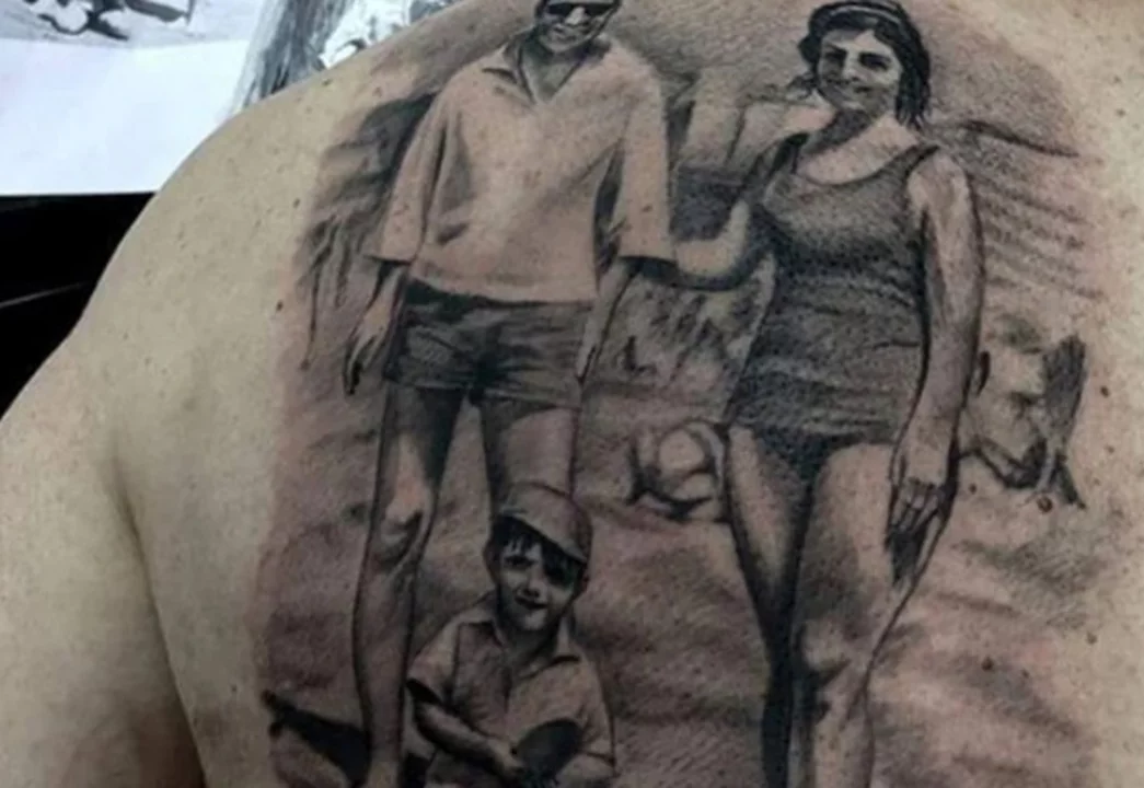 El fanático de Tinelli que tiene dos tatuajes del conductor