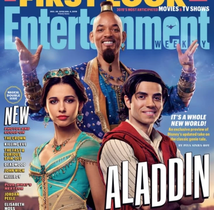 Primer vistazo a Will Smith como el genio azul de 'Aladdin'