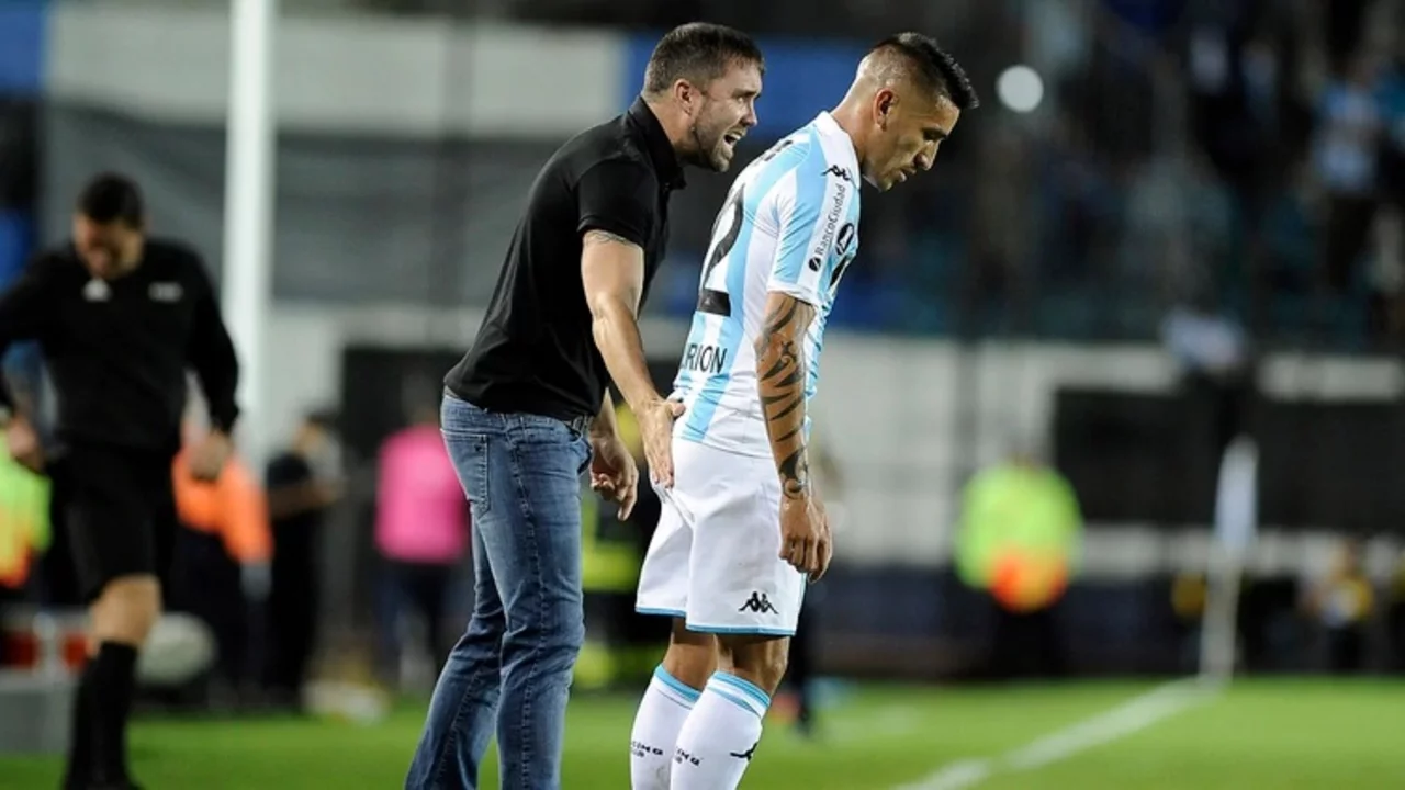 Centurión reapareció con un mensaje para el 'Chacho' Coudet