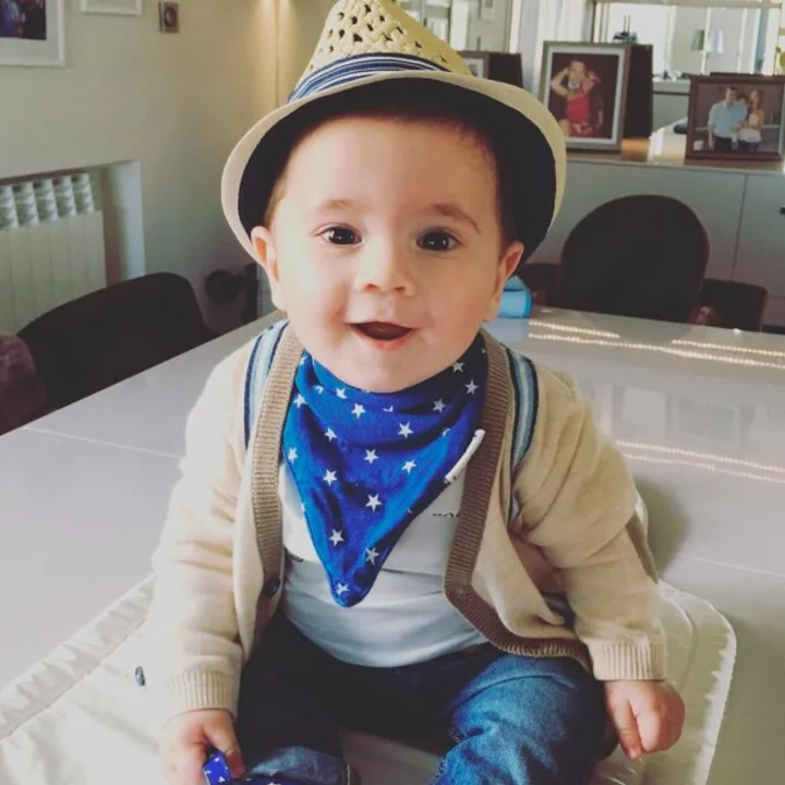 El emotivo festejo de Mateo Messi al meter un gol