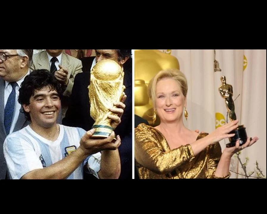 Twitter se volvió loco: comparan a Maradona con Meryl Streep