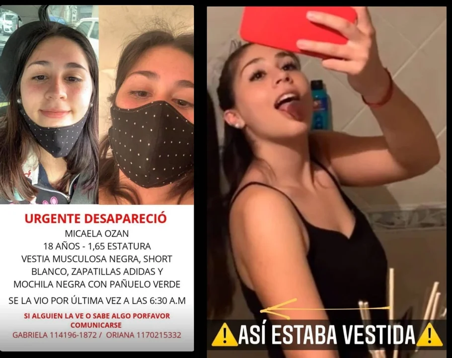 Desesperada búsqueda de una joven de 18 años en Santos Lugares