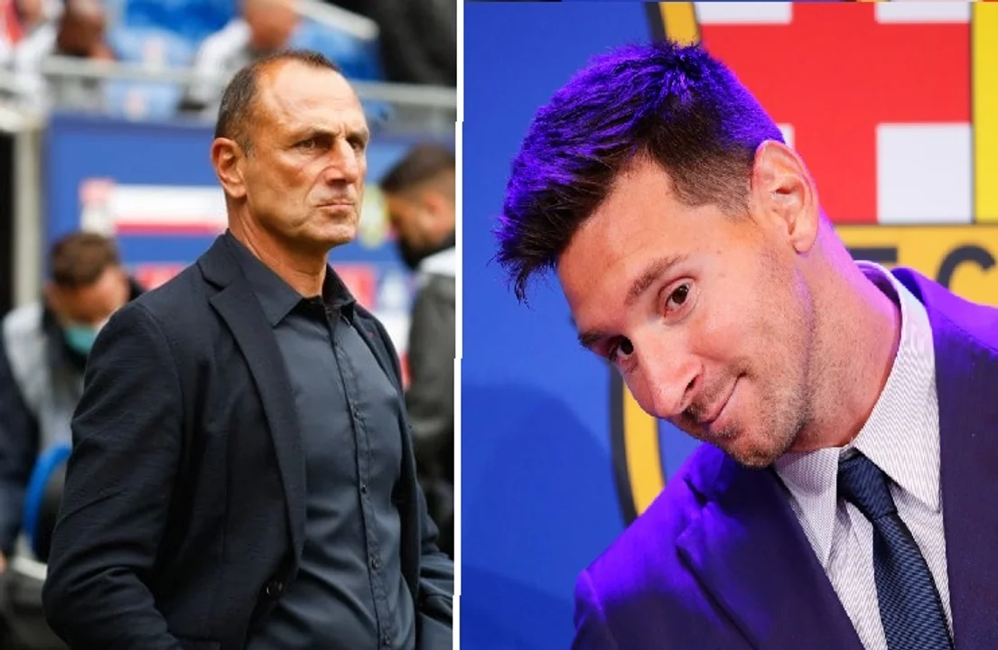 "Me la pone dura", dijo el DT del Brest sobre la llegada de Messi al PSG