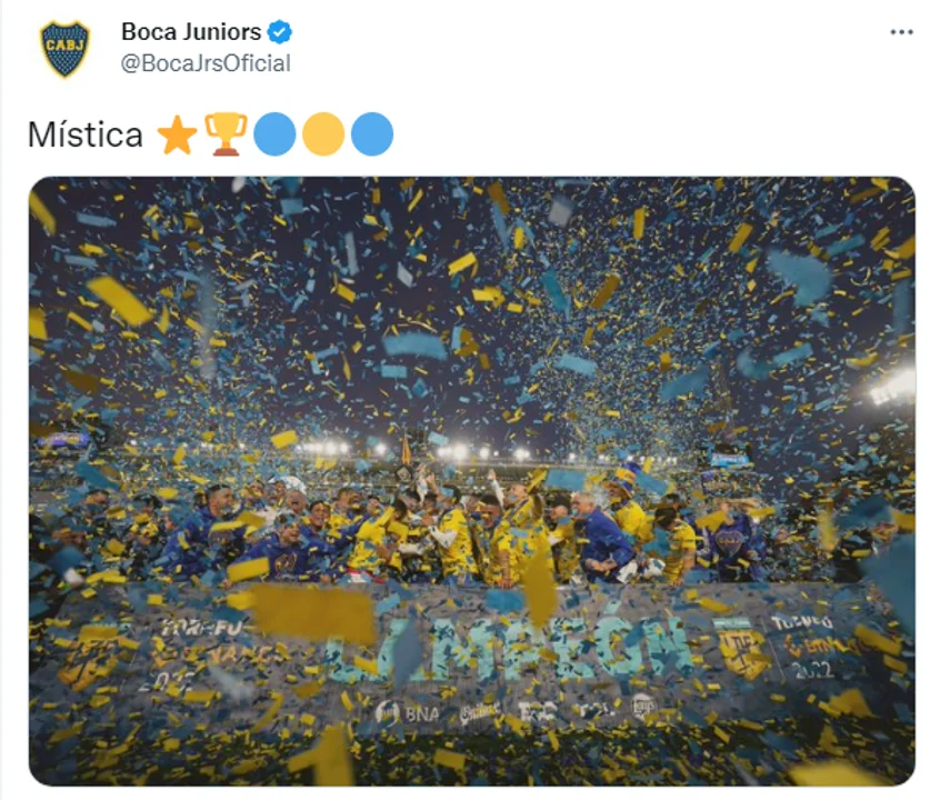 Las burlas de la cuenta oficial de Boca tras el título