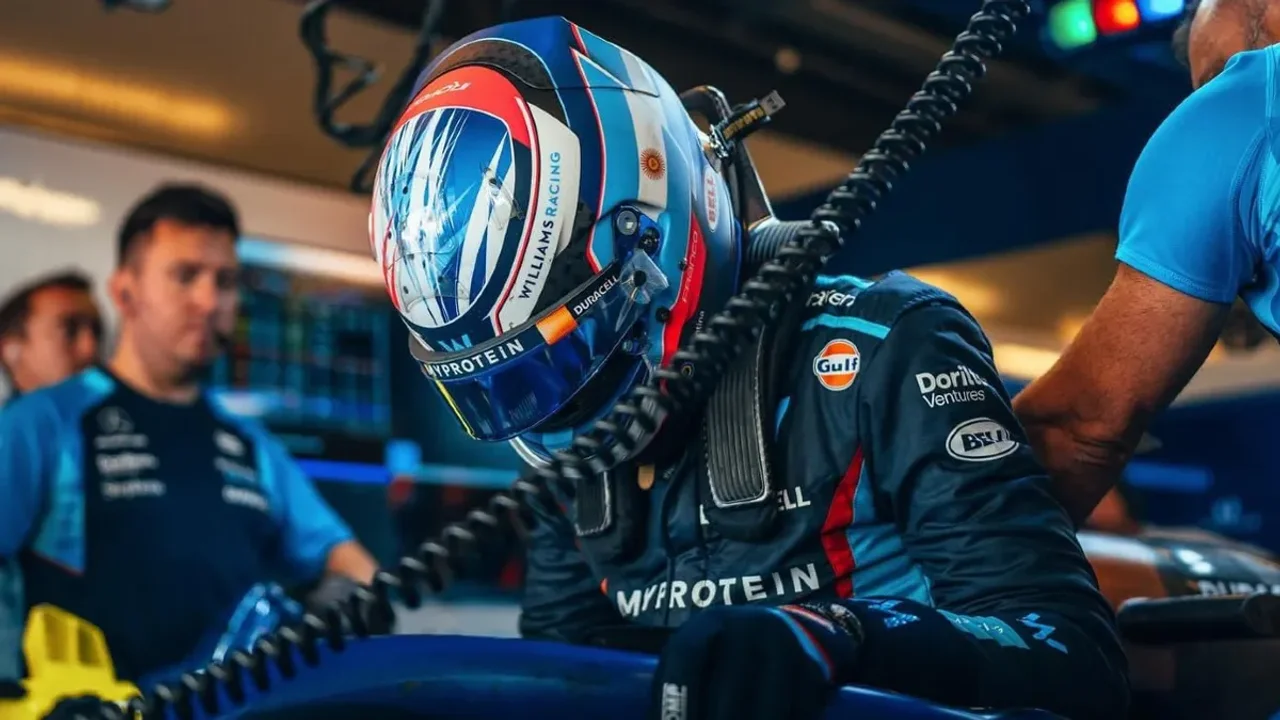 Mirá su debut en la F1