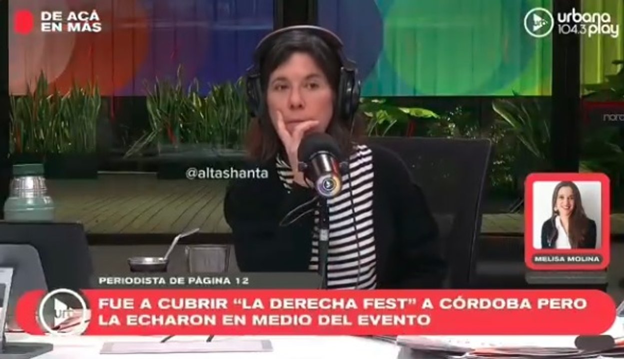 Novinarko časopisa Página 12 izgnali z desničarskega festivala v Argentini