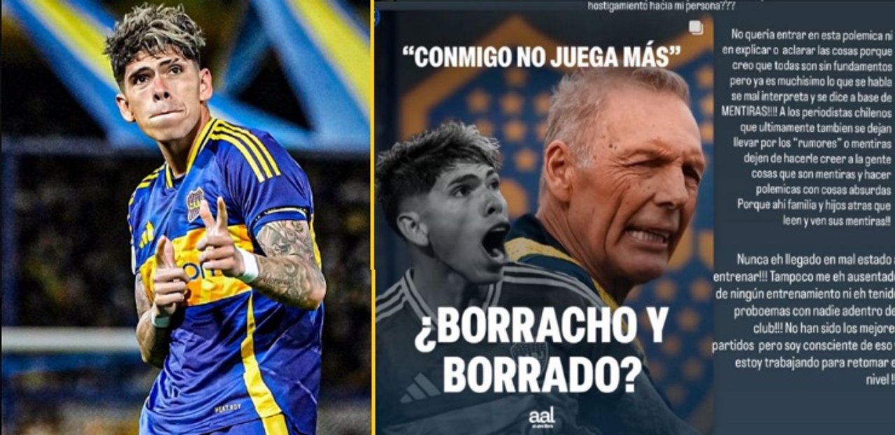 Carlos Palacios zavrača obtožbe o nedisciplini in prejema podporo navijačev Boce Juniors