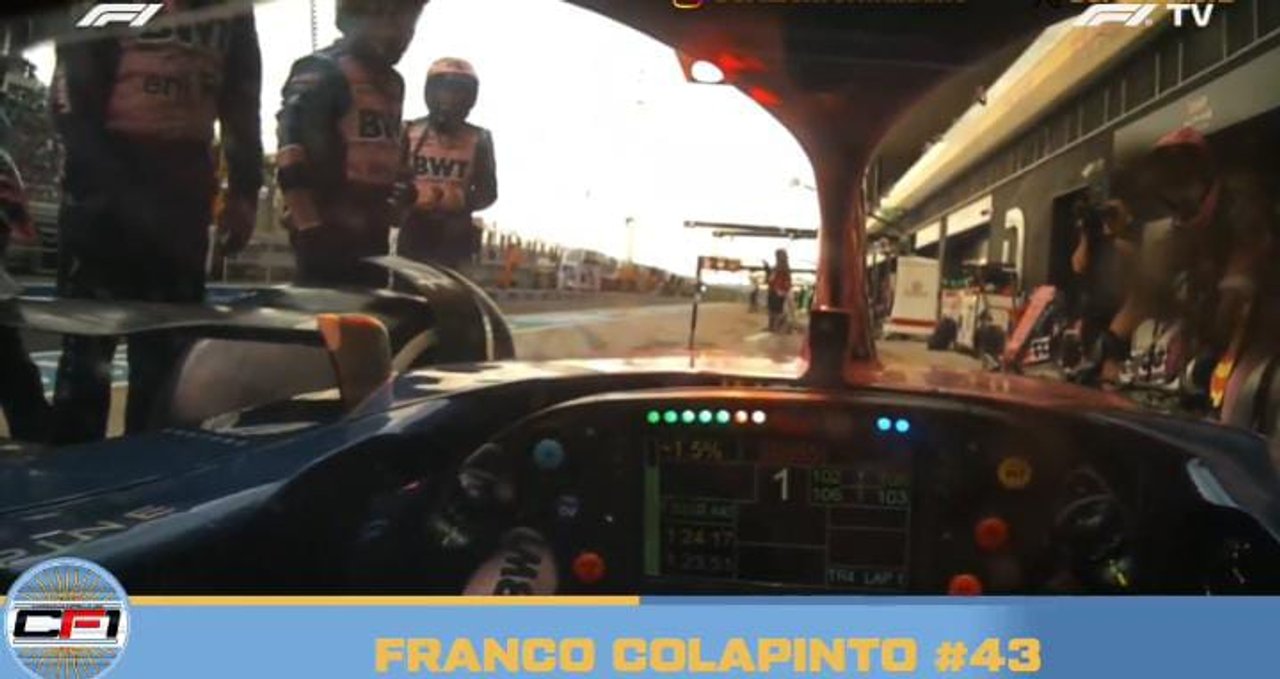 Colapinto estalló en plena carrera por la desastrosa parada en boxes: "¡Dios mío, Dios mío!"