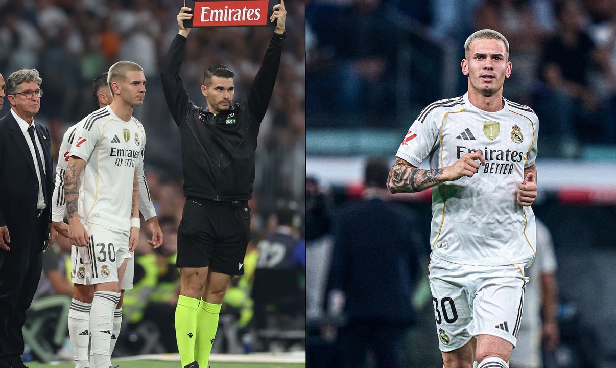 Las redes enloquecen con el debut de Mastantuono en Real Madrid: tiró un caño y casi hace un gol