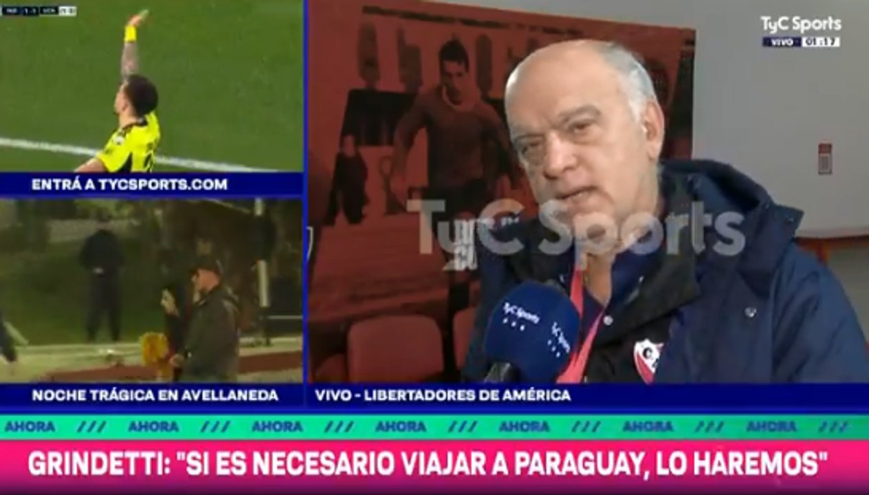 La insólita explicación de Grindetti tras la violencia en el estadio de Independiente