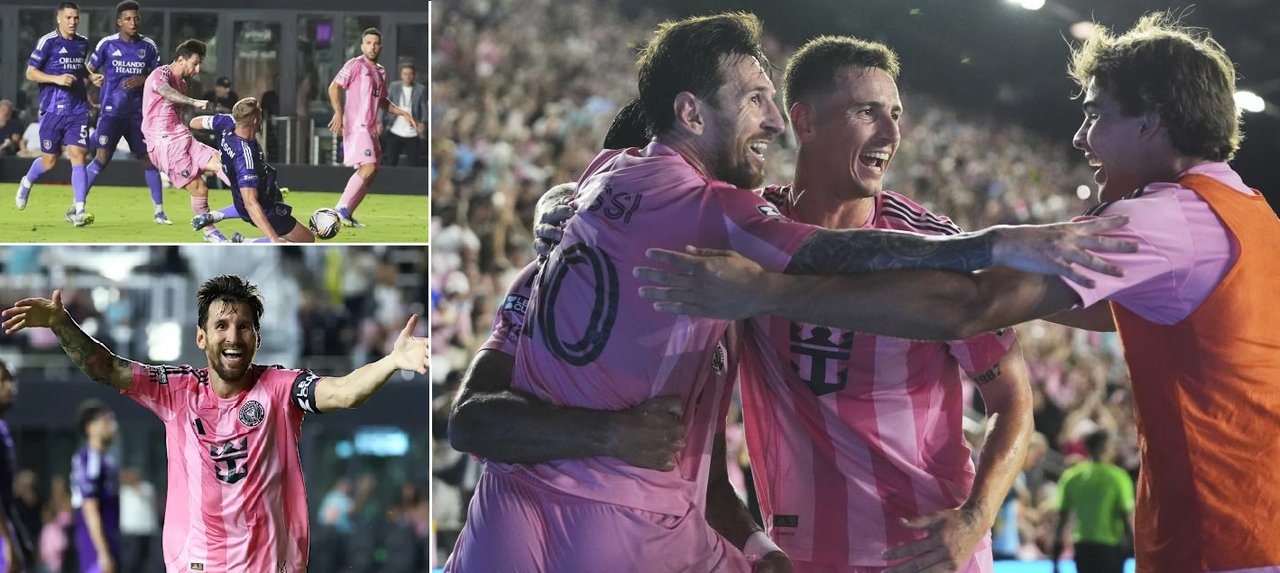 Messi volvió en modo héroe: doblete para dar vuelta el clásico y meter a Inter en la final de la Leagues Cup