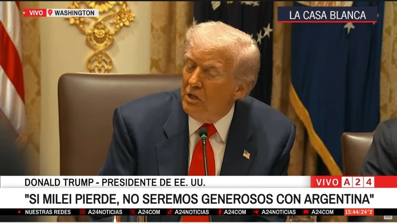 No hay plata: memes y reacciones por las explosivas declaraciones de Trump sobre el apoyo a Milei
