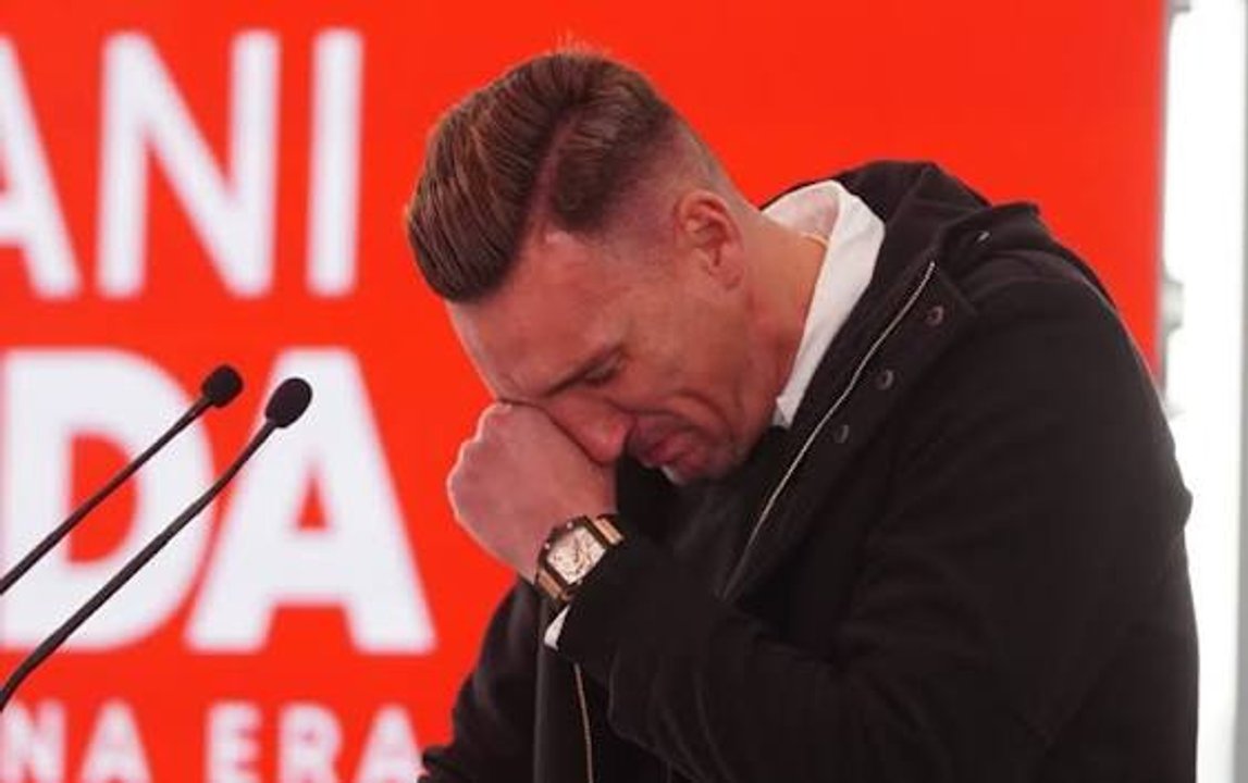 Emocionado hasta las lágrimas, Franco Armani se despidió de los hinchas de River
