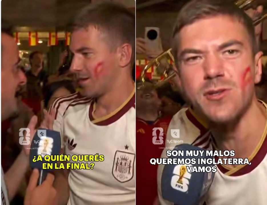 El tenso momento del cronista de TyC con españoles: “Argentina es fácil, son muy malos”