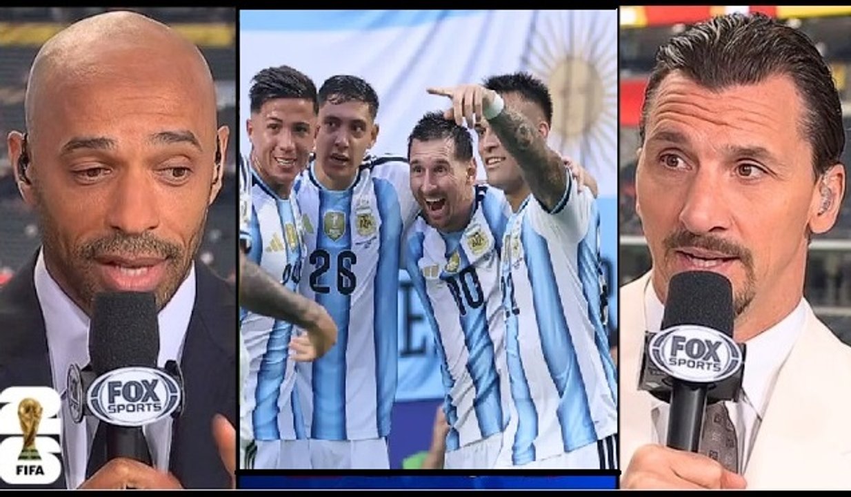 La genial analogía de Ibrahimovic entre Messi y Maradona en la previa del partido ante Inglaterra