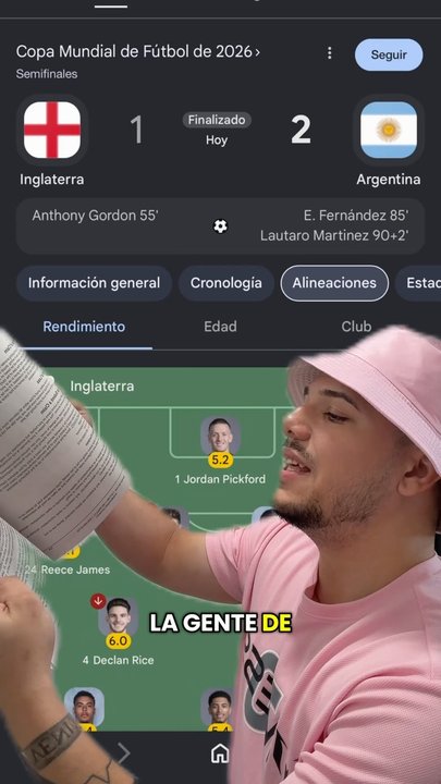 El influencer cubano que se burla de los que lloran por las victorias argentinas y les cierra la boca
