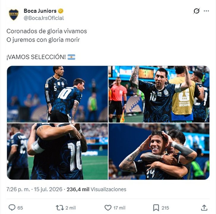 El CM de Boca posteó una foto de Enzo Fernández y los bosteros enloquecen