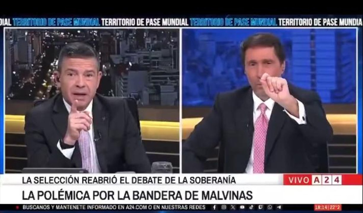 Incómodo momento de Feinmann y Rossi: recularon en chancletas y tuvieron que elogiar a Chiqui Tapia por  su encuentro con Trump