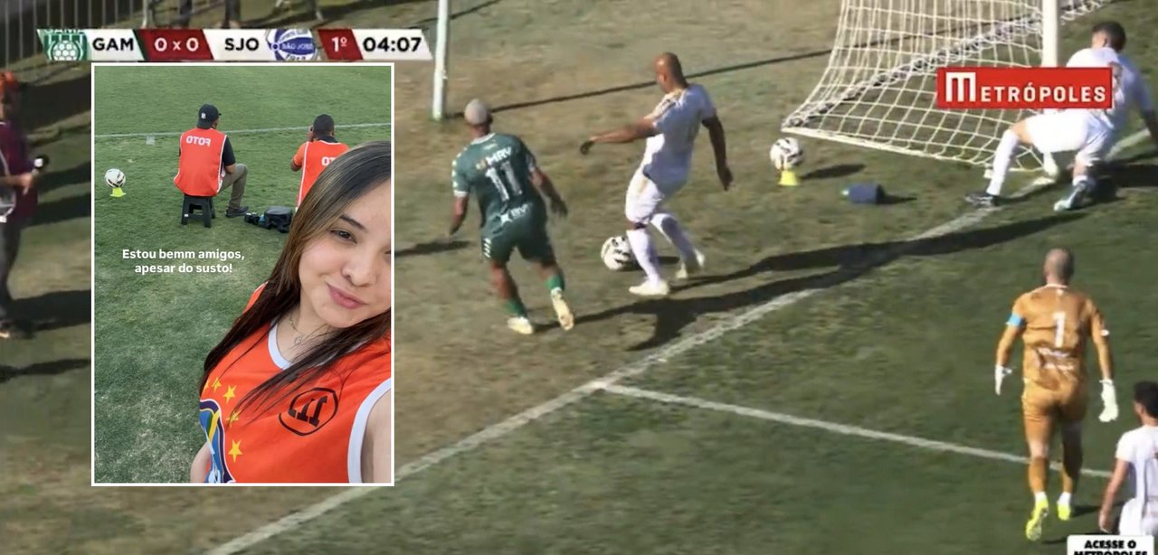 Un jugador desmayó a una fotógrafa de un pelotazo y las redes le apuntan