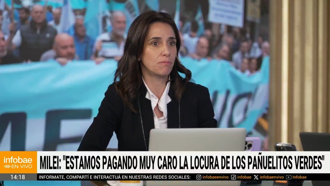 Maru Duffard le respondió a Milei por su crítica a los pañuelos verdes: “¿Por qué no tiene hijos si le preocupa la natalidad?”