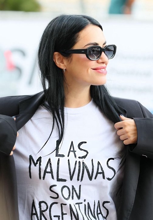 Lali Espósito llevó un mensaje sobre Malvinas al Festival de San Sebastián