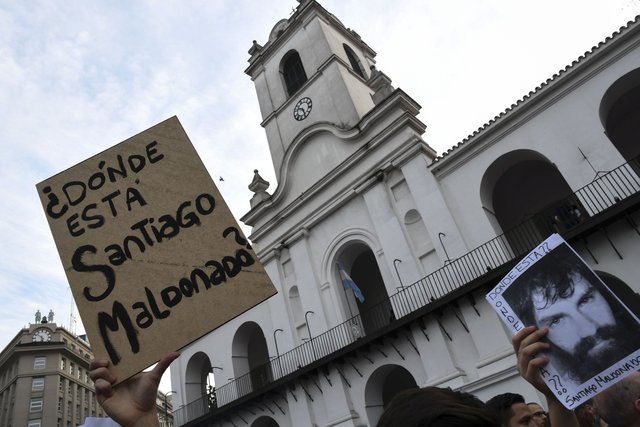 Las mejores imágenes de la masiva marcha por Santiago Maldonado