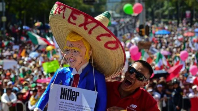 Miles de mexicanos marcharon contra las políticas de Donald Trump