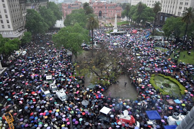 Mirá las mejores fotos de la marcha #NiUnaMenos