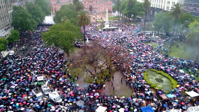 Mirá las mejores fotos de la marcha #NiUnaMenos