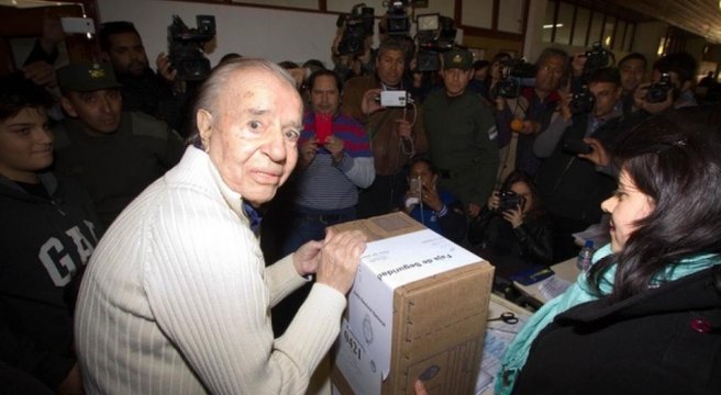 Con lista impugnada, Menem le ganó a Cambiemos