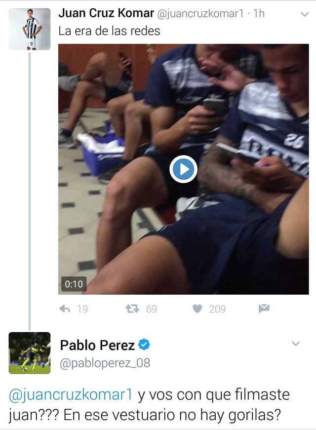 Con resentimiento e ironía, Pablo Pérez cruzó a un excompañero de Boca