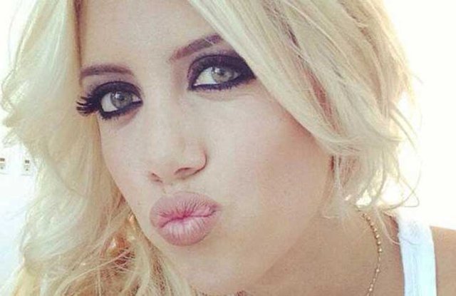 El look sexy de Wanda Nara para ir a la cama