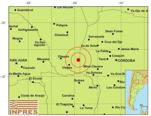 Un fuerte sismo de 5.1 sacudió a la provincia de La Rioja