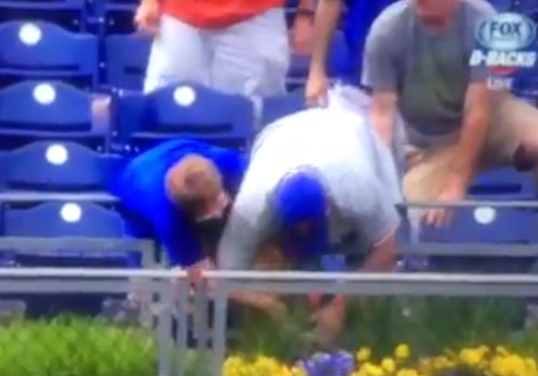 Hombre mala leche le robó la pelota a una señora