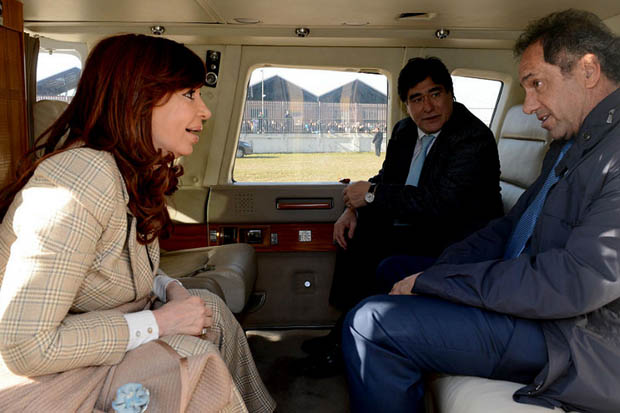 Primer Encuentro: Cristina se reunió con la fórmula Scioli-Zannini