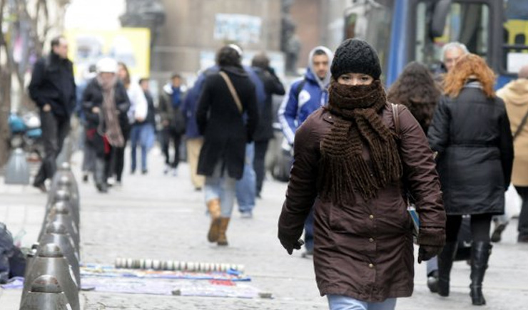 Frío intenso para cerrar la semana, con una mínima de 2 grados