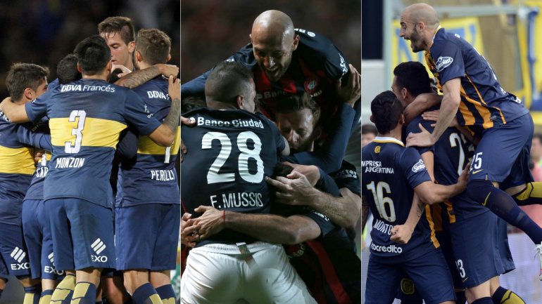 Lo que les queda a Boca, San Lorenzo y Central en su camino a la gloria