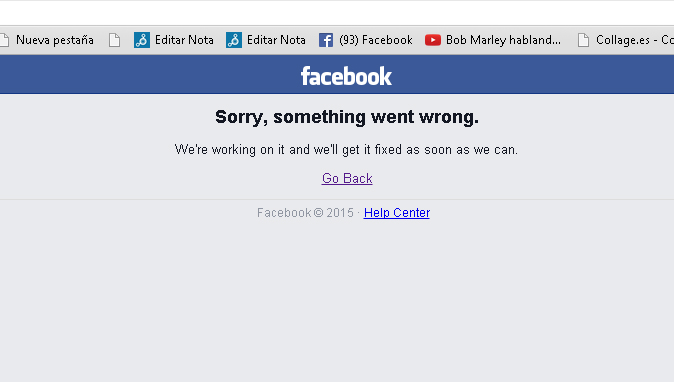 Facebook volvió a caerse como hace cuatro días