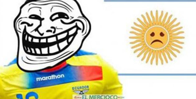 Todos los memes tras la derrota argentina ante Ecuador