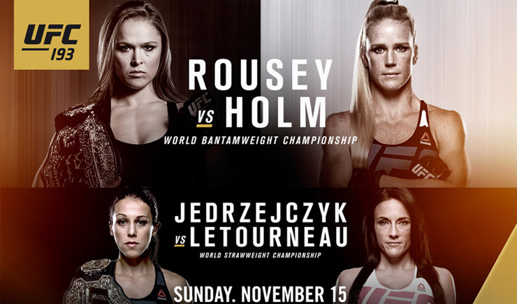 Se viene una espectacular noche de damas invictas en UFC 193