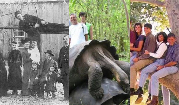 Las fotos más delirantes de las familias más disparatadas