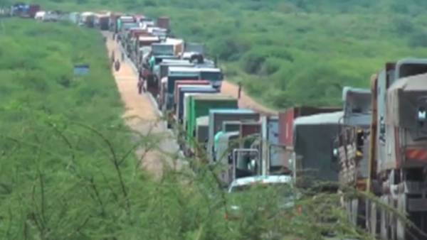 Kenia: mirá el embotellamiento más largo del mundo