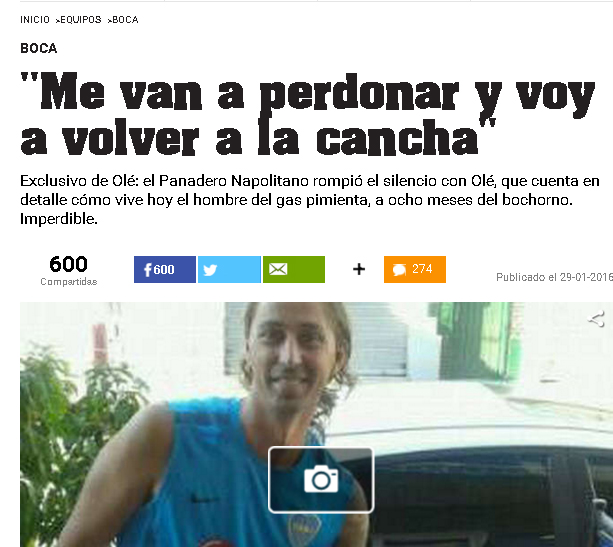 La reaparición del Panadero generó malestar y cargadas en Twitter
