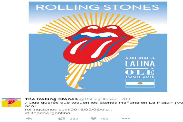 Mensajes y Postales: En el 'twitter stone' se palpitó el show 
